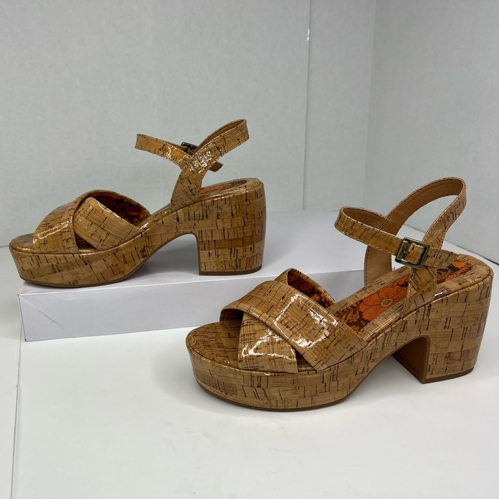 Kork-Ease Korks Calda Sandal Platform Chunky Slingback - Picture 6 of 13